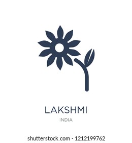 Lakshmi icon. Trendy flat vector Lakshmi icon on white background from india collection, vector illustration can be use for web and mobile, eps10
