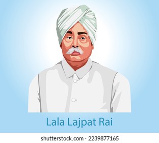 Lala Lajpat rai era una luchadora por la libertad, y político de la India, él juega un papel importante en el movimiento de la Independencia de la India. Era conocido popularmente como Punjab Kesari. Era uno de los Lal Bal Pal