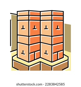 lalibela africa historical construction color icon vector. lalibela africa historical construction sign. isolated symbol illustration