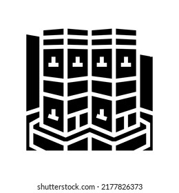 lalibela africa historical construction glyph icon vector. lalibela africa historical construction sign. isolated symbol illustration