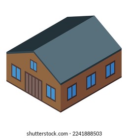 Lama farm icon isometric vector. Cute animal. Cool summer