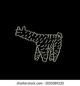 Lama funny vector illustration. Drawing animal, cartoon llama seamless texture. Cute baby alpaca print, creative decorative girly vector background. Alpaca and llama seamles, phosphor luminous pattern