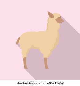 Lama icon. Flat illustration of Lama vector icon for web design
