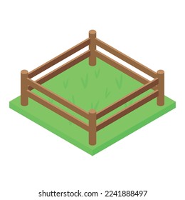 Lama place icon isometric vector. Cute animal. Funny baby