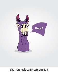 Lama says Hello!