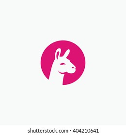 Lama symbol - vector illustration