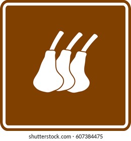 lamb chops sign