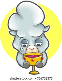 Lamb with the Cup of Blood