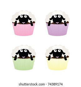 Lamb Cupcakes