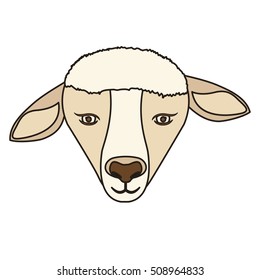 lamb face icon