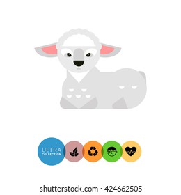 Lamb flat icon