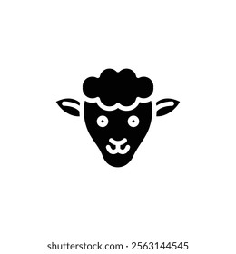 Lamb icon Isolated flat vector in outline