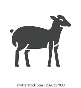 Lamb icon vector image. Can also be used for Village. Suitable for mobile apps, web apps and print media.