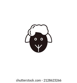 lamb icons  symbol vector elements for infographic web