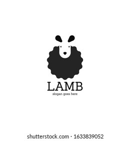 Lamb Logo Design Vector Template