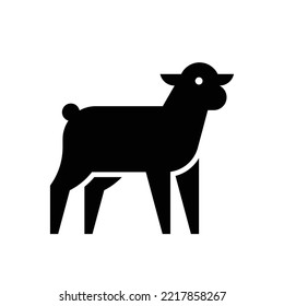 Lamb Logo. Icon design. Template elements