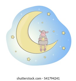 Lamb on the moon 
