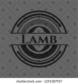 Lamb realistic dark emblem