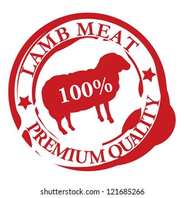 lamb rubber stamp