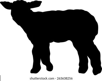 Lamb silhouette