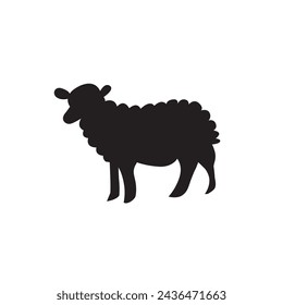 Lamb Silhouette Vector illustration Images 