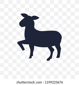 Lamb transparent icon. Lamb symbol design from Religion collection. Simple element vector illustration on transparent background.
