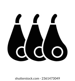 Lamb Vector Glyph Icon For Personal And Commercial Use.
