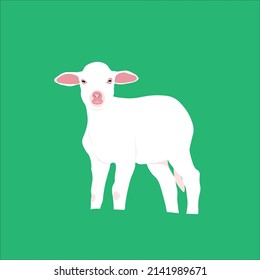 Lamb vector illustration animal cartoon