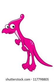 Lambeosaurus lambei vector cartoon