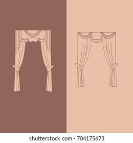 . lambrequin.classic curtains .  curtains 