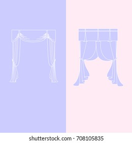 lambrequin.classic curtains .  curtains 