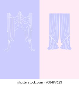lambrequin.classic curtains .  curtains 