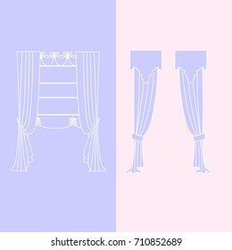 lambrequin.classic curtains . 