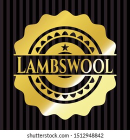 Lambswool shiny emblem. Vector Illustration. Detailed.