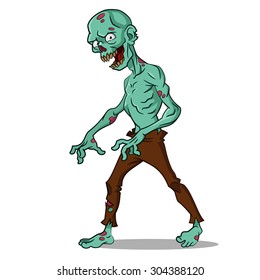 lame zombie. Vector.