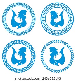 Lamia Scale Symbol Vector Illustration
