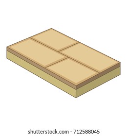 Laminate icon. Cartoon illustration of laminate vector icon for web