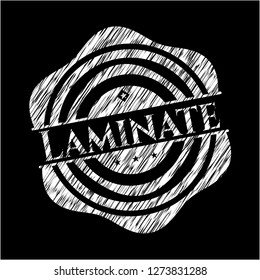 Laminate on blackboard