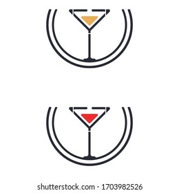 Icono de vidrio laminado vectorial o diseño