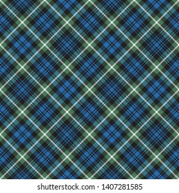 Lamont Ancient Tartan. Diagonal cell, seamless pattern for fabric, kilts, skirts, plaids