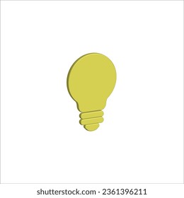 lamp 3d icon vector illustration