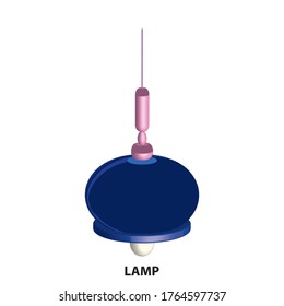 lamp 3D vintage vector cip art is the graphic arts,refers to pre-made images used to illustrate any medium. 