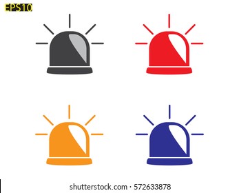 lamp, an alarm icon, vector illustration eps10