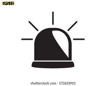 lamp, an alarm icon, vector illustration eps10