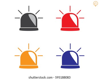 lamp, an alarm icon, vector illustration eps10
