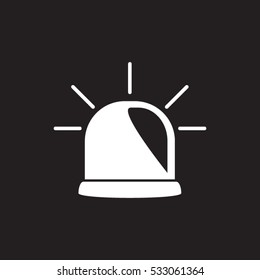 lamp, alarm, siren, icon, vector illustration EPS 10