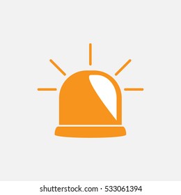 lamp, alarm, siren, icon, vector illustration EPS 10