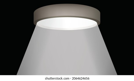 Lamp Background Wallpaper Simple Design Lamp Stock Vector (Royalty Free