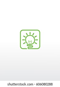 Lamp / Bulb Good Idea Logo