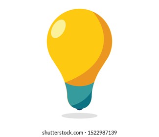 Lamp bulb Icon. The light bulb is full of ideas And creative thinking